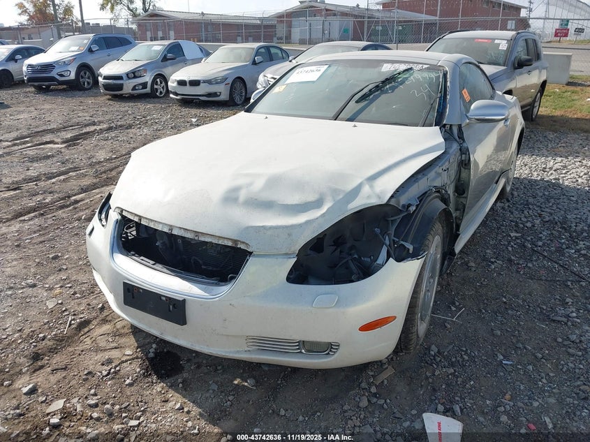 2003 Lexus Sc 430 VIN: JTHFN48Y130043262 Lot: 43742636