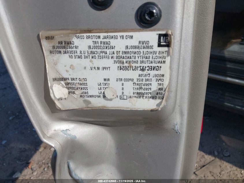 2006 Chevrolet Tahoe Lt VIN: 1GNEC13Z16J156541 Lot: 43742665