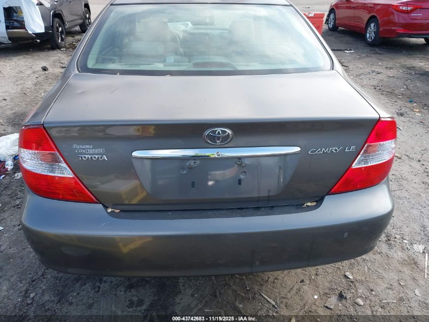 2004 Toyota Camry Le VIN: 4T1BE32K44U874405 Lot: 43742683