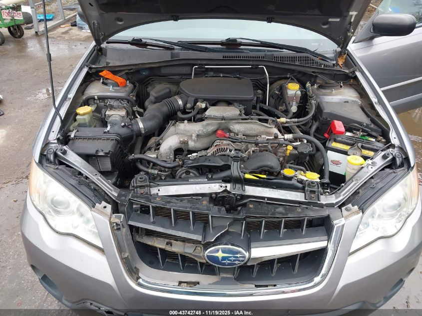 2008 Subaru Outback 2.5I/2.5I L.l. Bean Edition VIN: 4S4BP61C787334833 Lot: 43742748