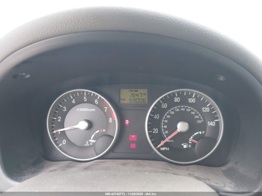 2007 Hyundai Accent Gls VIN: KMHCN46C17U119827 Lot: 43742773