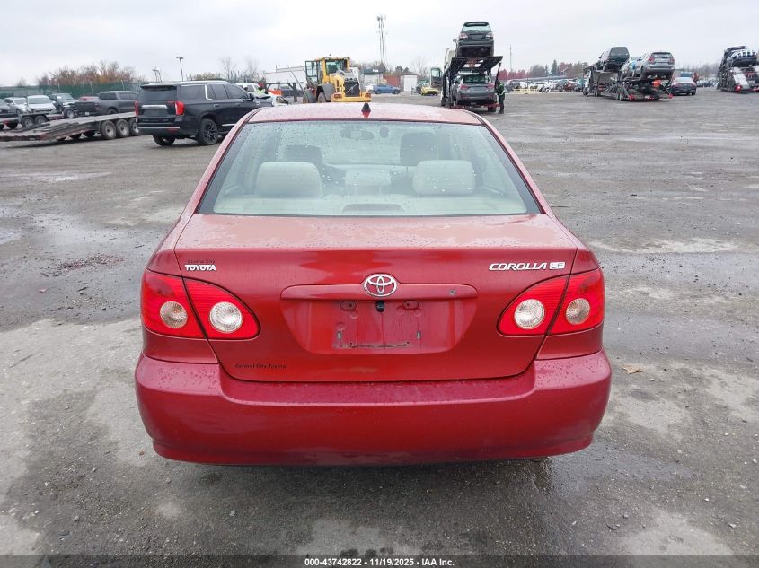 2005 Toyota Corolla Le VIN: 2T1BR32E05C400968 Lot: 43742822