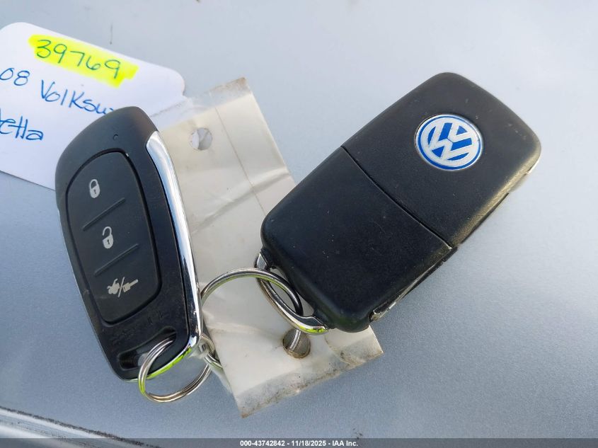 2008 Volkswagen Jetta Se VIN: 3VWRZ71K18M169357 Lot: 43742842