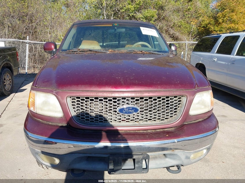 1999 Ford F-150 Lariat/Xl/Xlt VIN: 1FTRX08LXXKA54633 Lot: 43742925