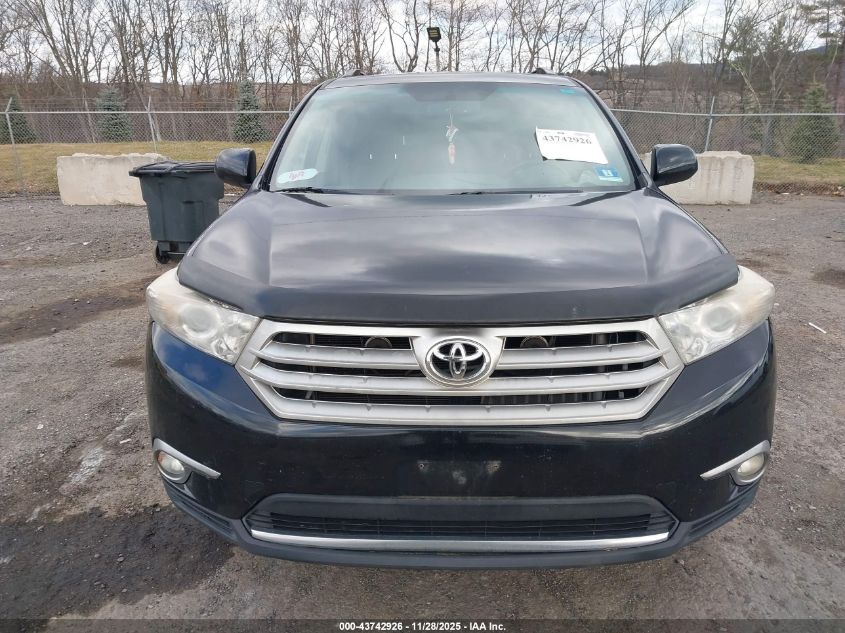 2013 Toyota Highlander Se V6 VIN: 5TDBK3EH5DS208798 Lot: 43742926