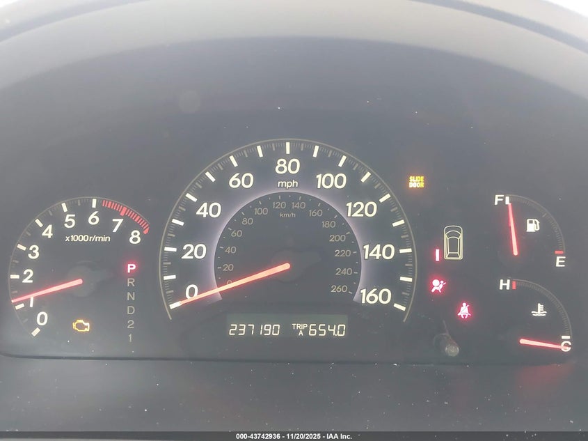 2005 Honda Odyssey Ex VIN: 5FNRL38425B109589 Lot: 43742936