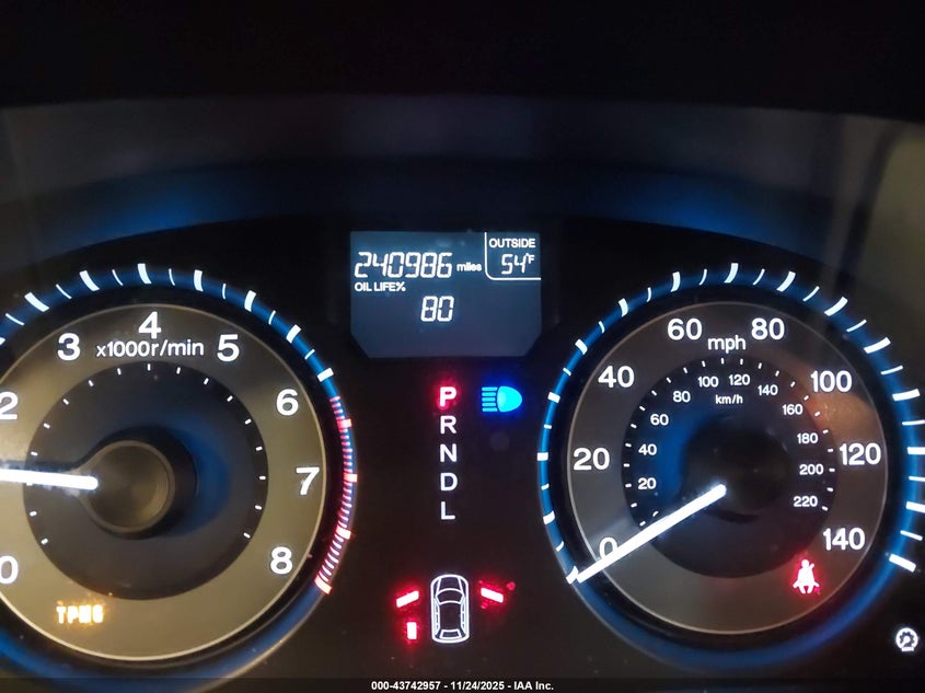 2012 Honda Odyssey Ex-L VIN: 5FNRL5H60CB038306 Lot: 43742957