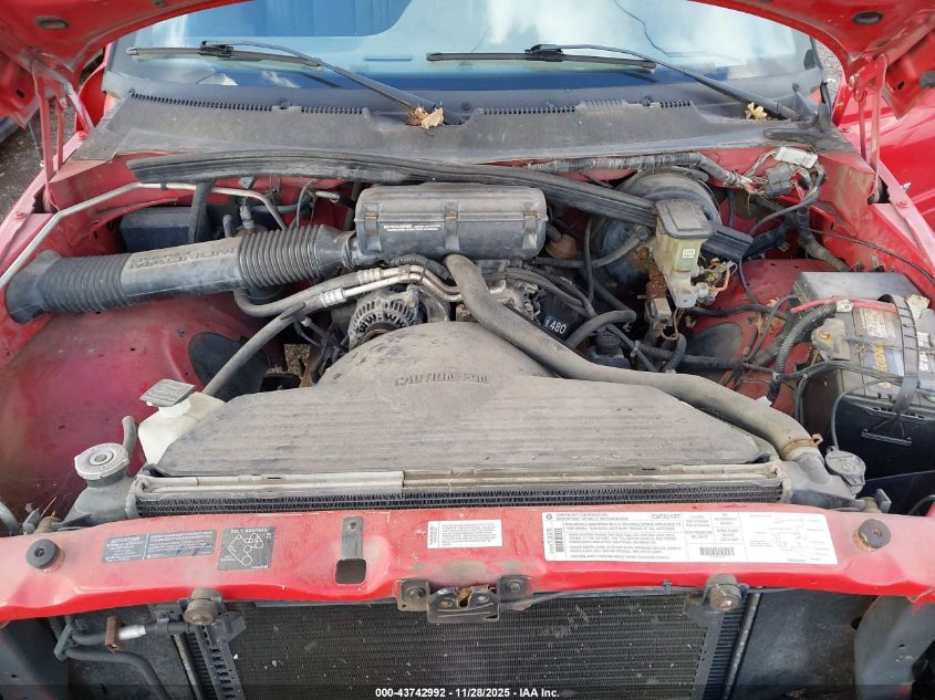 1996 Dodge Ram 1500 VIN: 1B7HC16X2TS662479 Lot: 43742992