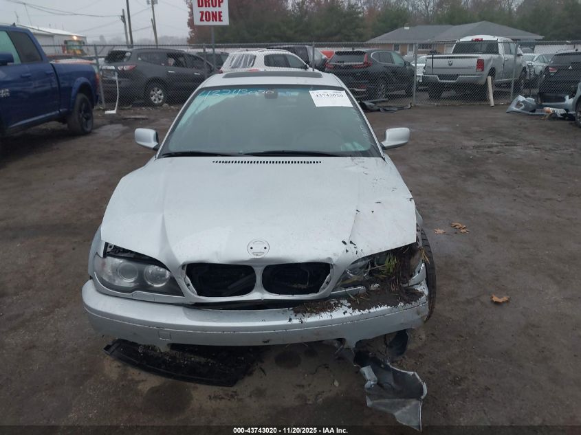 2004 BMW 330Ci VIN: WBABD534X4PD97917 Lot: 43743020