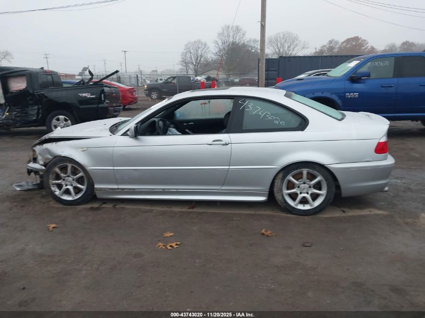 2004 BMW 330Ci VIN: WBABD534X4PD97917 Lot: 43743020