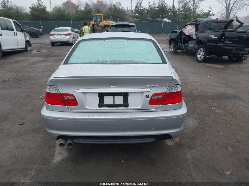 2004 BMW 330Ci VIN: WBABD534X4PD97917 Lot: 43743020