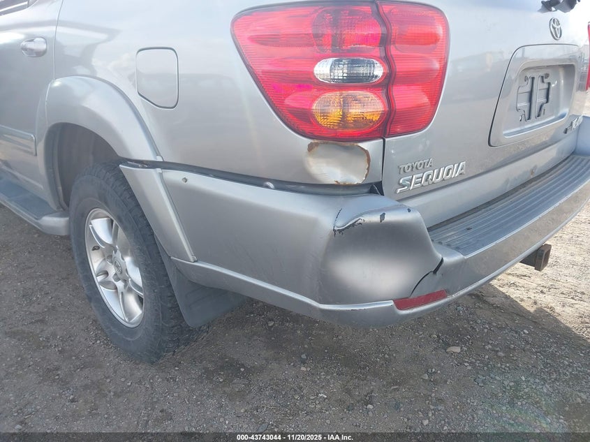 2001 Toyota Sequoia Sr5 V8 VIN: 5TDBT44A81S051237 Lot: 43743044