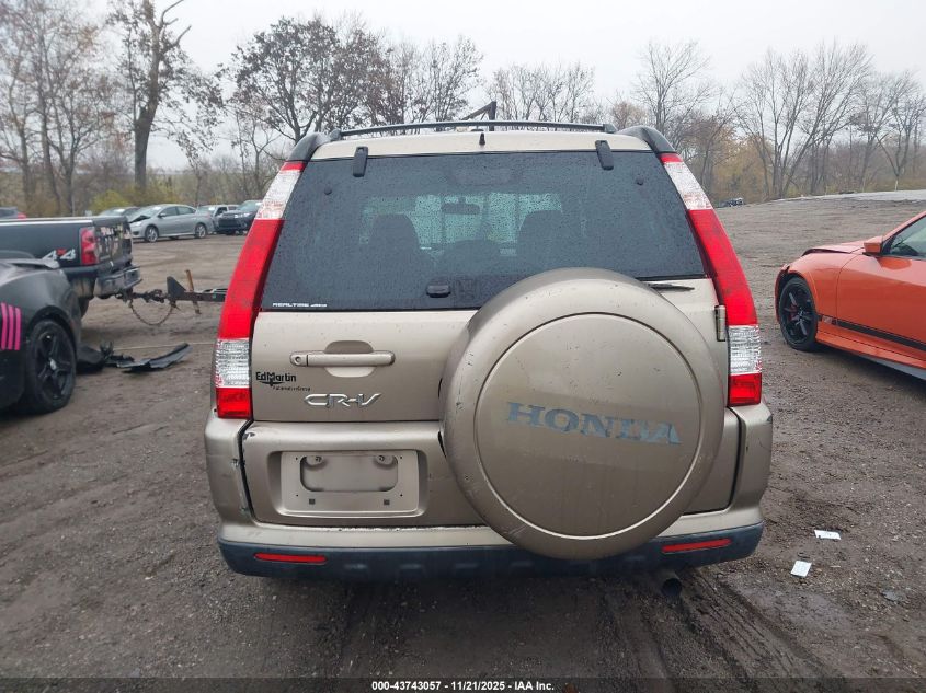 2006 Honda Cr-V Se VIN: JHLRD78966C047115 Lot: 43743057