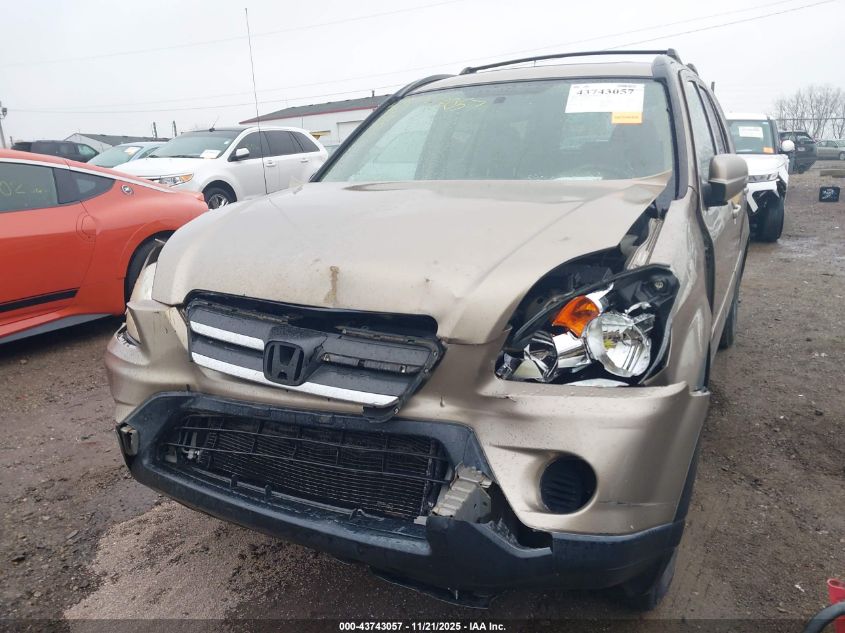 2006 Honda Cr-V Se VIN: JHLRD78966C047115 Lot: 43743057