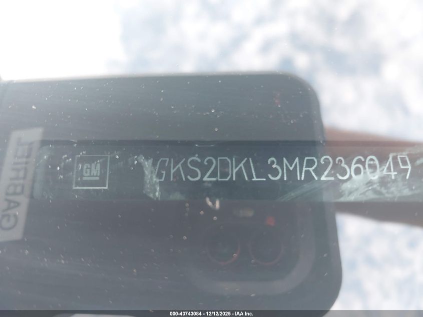 2021 GMC Yukon 4Wd Denali VIN: 1GKS2DKL3MR236049 Lot: 43743084