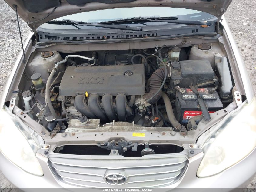 2003 Toyota Corolla Ce VIN: 1NXBR32E93Z076138 Lot: 43743094