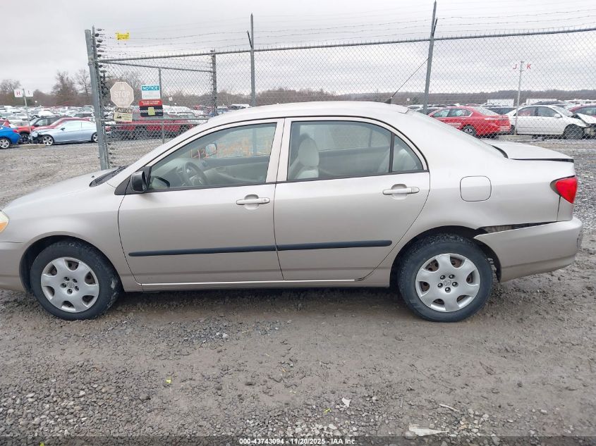 2003 Toyota Corolla Ce VIN: 1NXBR32E93Z076138 Lot: 43743094