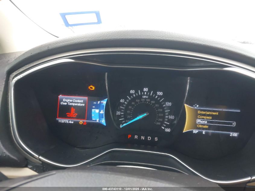 2016 Ford Fusion Se VIN: 3FA6P0HD6GR327371 Lot: 43743110