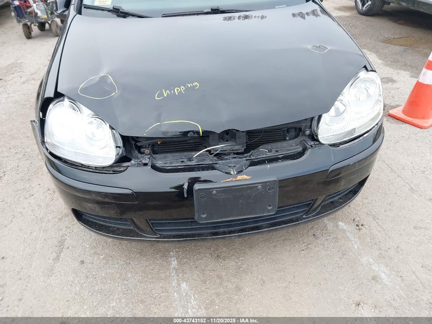 2006 Volkswagen Rabbit 4-Door VIN: WVWCR71K06W195695 Lot: 43743152