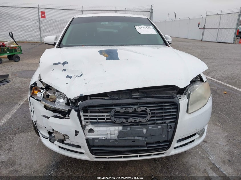 2008 Audi A4 2.0T/2.0T Special Edition VIN: WAUDF78E08A166269 Lot: 43743155