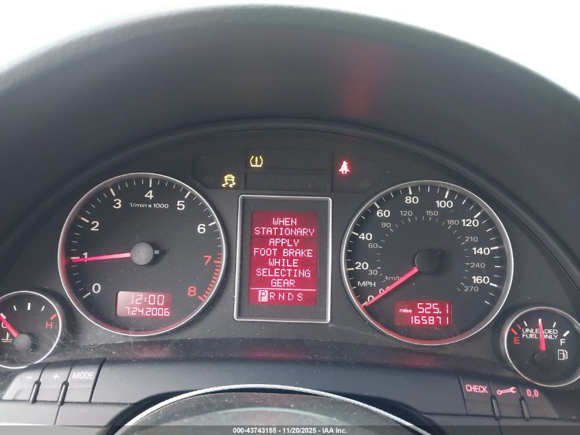 2008 Audi A4 2.0T/2.0T Special Edition VIN: WAUDF78E08A166269 Lot: 43743155