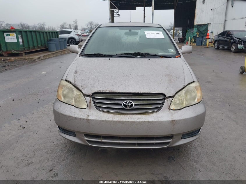 2003 Toyota Corolla Le VIN: 2T1BR38EX3C010271 Lot: 43743163