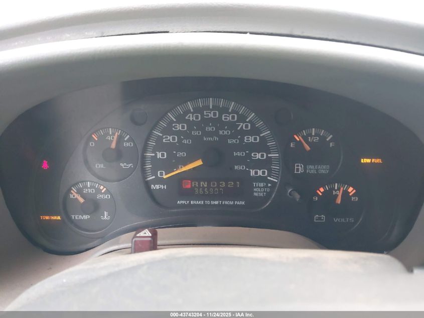 2000 GMC Safari Sl VIN: 1GKDM19W2YB506095 Lot: 43743204