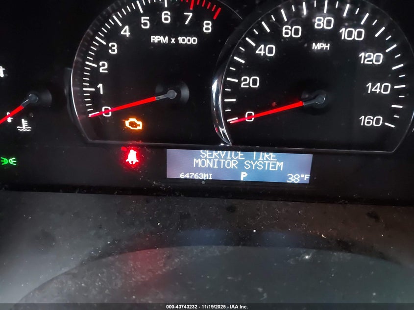 2008 Cadillac Srx V6 VIN: 1GYEE437380150455 Lot: 43743232