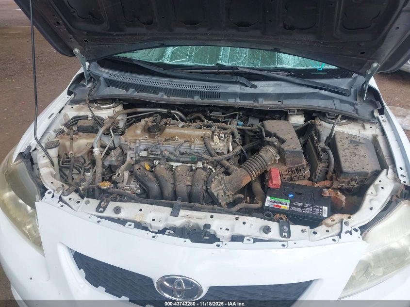 2010 Toyota Corolla Le VIN: 2T1BU4EE7AC373813 Lot: 43743280