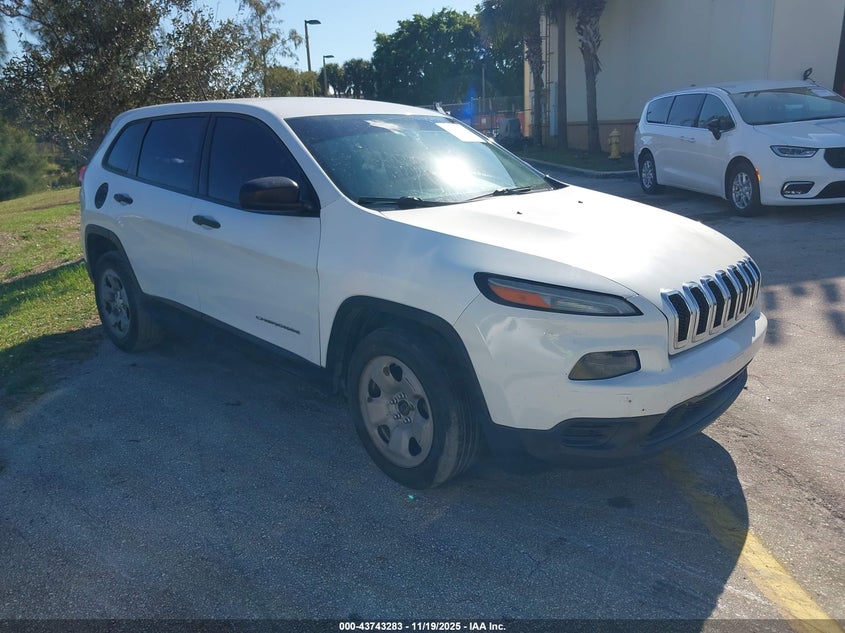 1C4PJLAB9HW641251 2017 Jeep Cherokee Sport Fwd auction photo 1