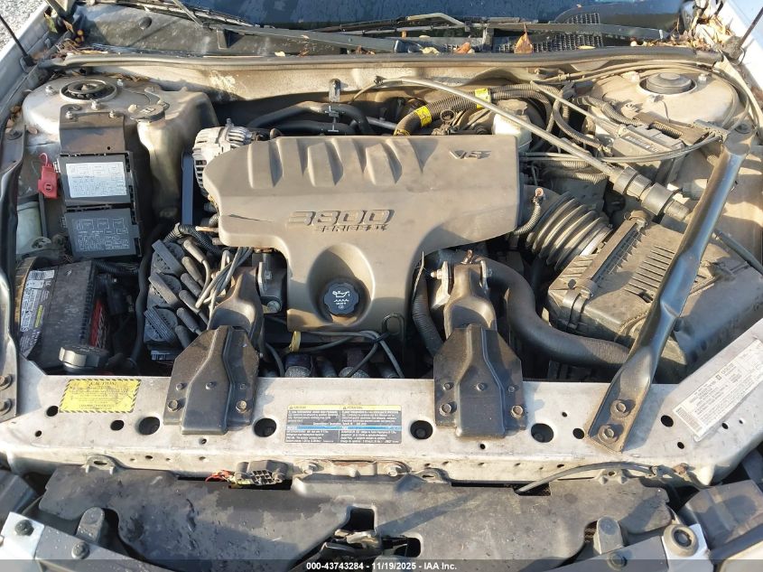 2004 Chevrolet Impala Ls VIN: 2G1WH52K249355562 Lot: 43743284