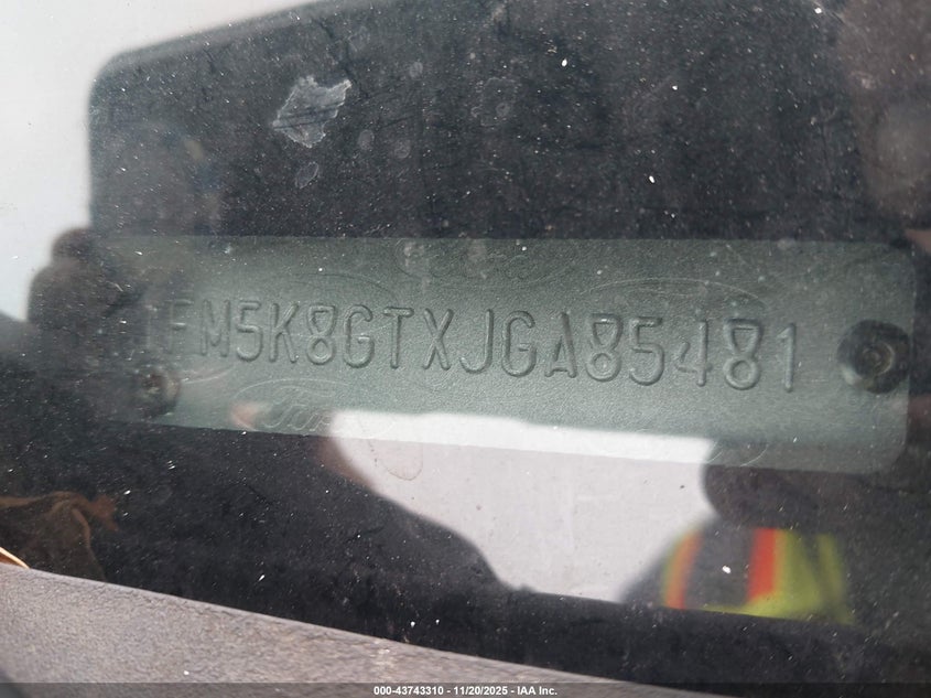 1FM5K8GTXJGA85481 2018 FORD EXPLORER photo no. 9
