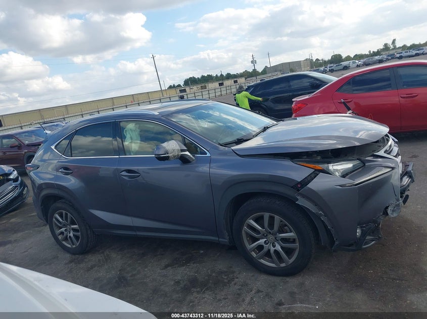 2015 Lexus Nx 200T VIN: JTJYARBZ9F2001111 Lot: 43743312