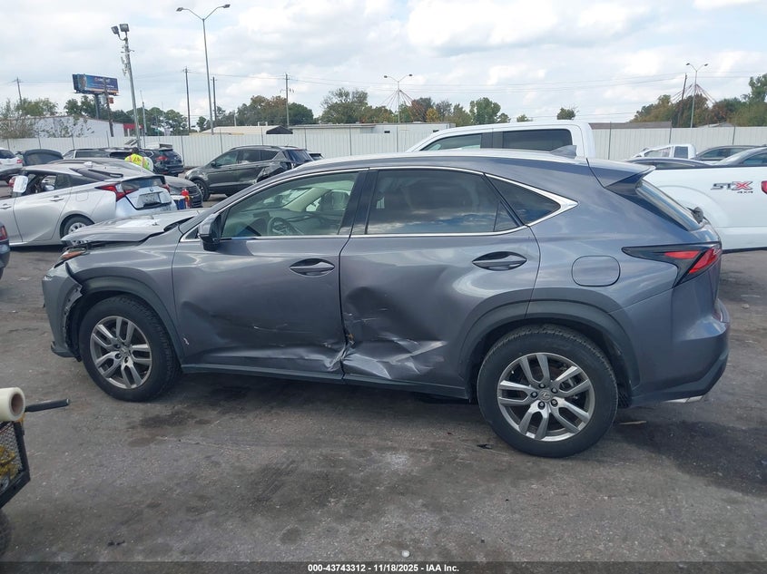 2015 Lexus Nx 200T VIN: JTJYARBZ9F2001111 Lot: 43743312