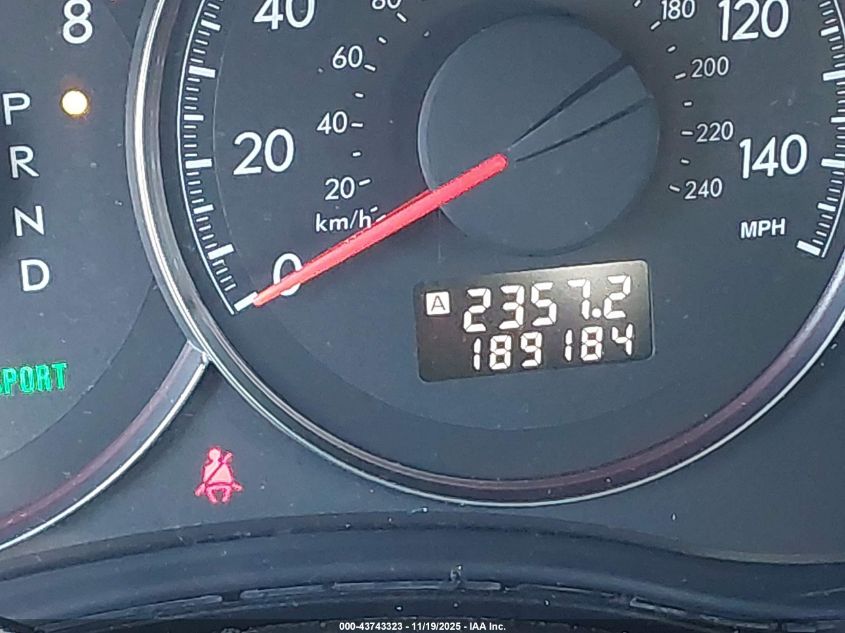 2009 Subaru Outback 2.5I Limited VIN: 4S4BP66C497310743 Lot: 43743323