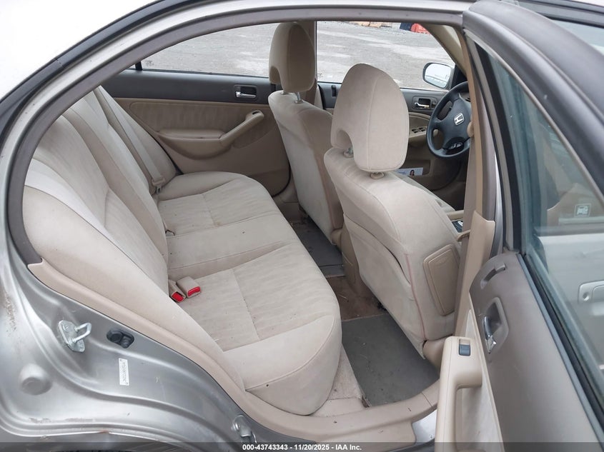 2003 Honda Civic Ex VIN: 2HGES26843H593646 Lot: 43743343