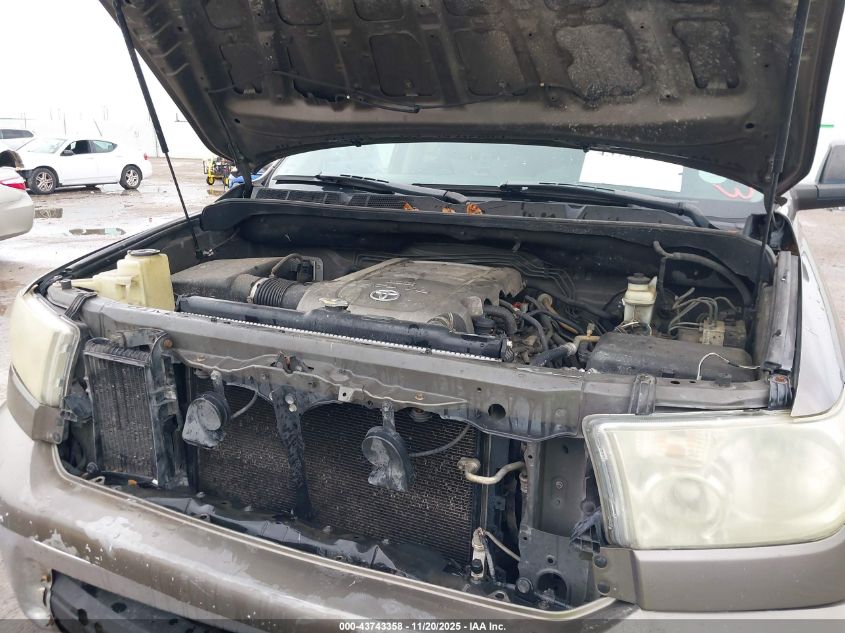 2007 Toyota Tundra Sr5 V8 VIN: 5TBRV541272449933 Lot: 43743358