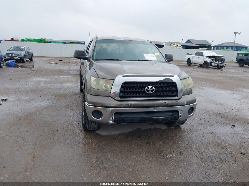 2007 Toyota Tundra Sr5 V8 VIN: 5TBRV541272449933 Lot: 43743358