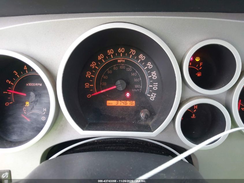 2007 Toyota Tundra Sr5 V8 VIN: 5TBRV541272449933 Lot: 43743358