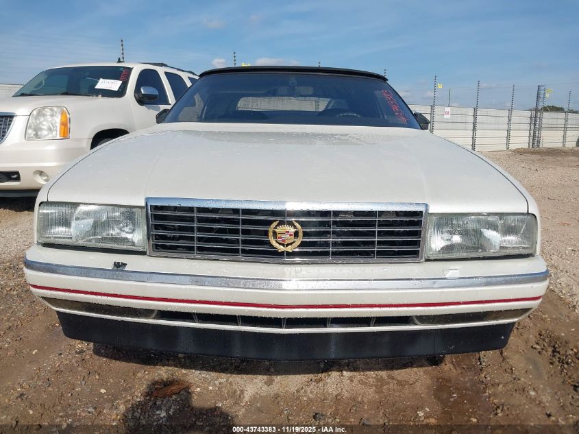 1992 Cadillac Allante VIN: 1G6VS3387NU125826 Lot: 43743383