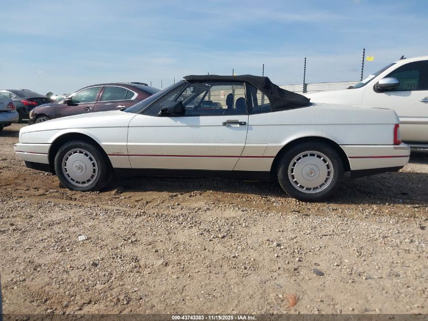 1992 Cadillac Allante VIN: 1G6VS3387NU125826 Lot: 43743383