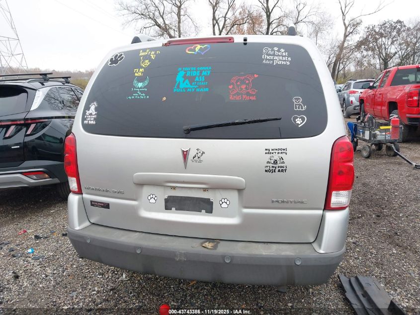 2006 Pontiac Montana Sv6 VIN: 1GMDV33L66D147110 Lot: 43743386