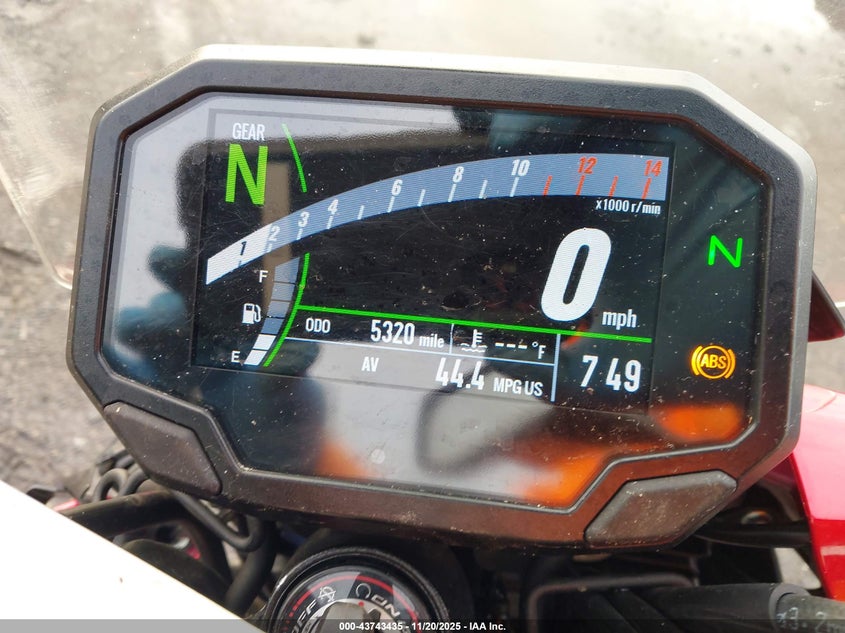 2025 Kawasaki Er500 VIN: ML5ERGF10SDA71034 Lot: 43743435