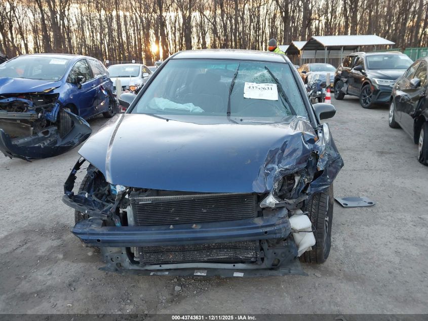 2004 Honda Civic Lx VIN: 1HGES16564L016136 Lot: 43743631