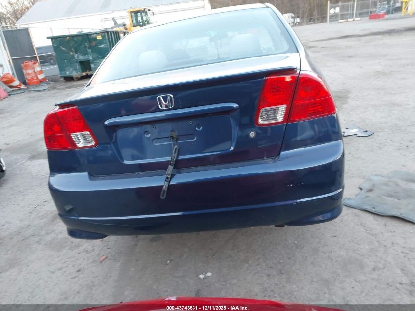 2004 Honda Civic Lx VIN: 1HGES16564L016136 Lot: 43743631