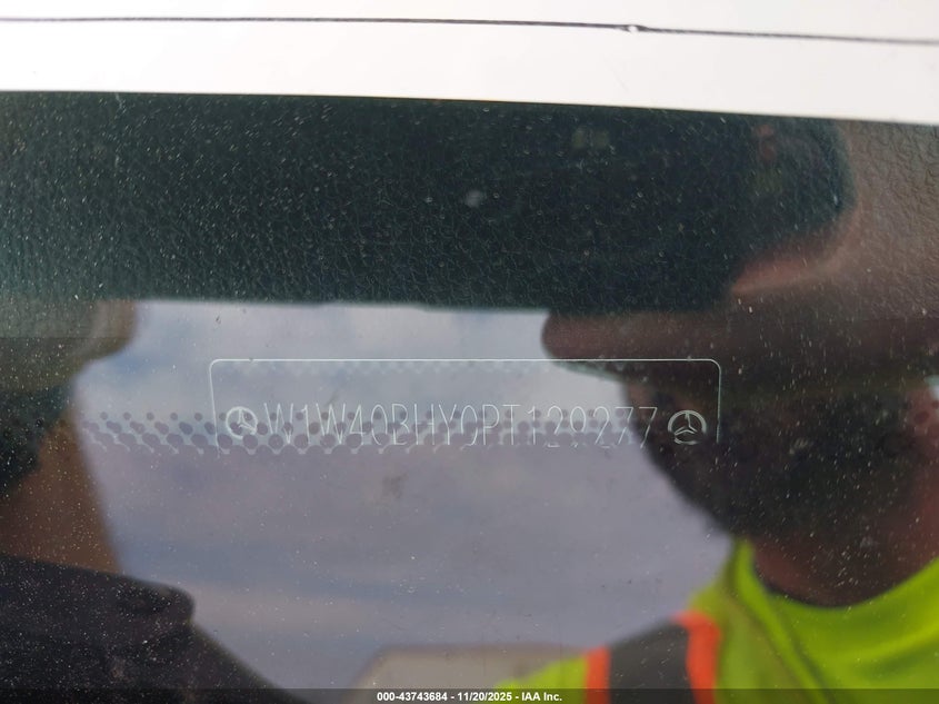 2023 Mercedes-Benz Sprinter 2500 Standard Roof 4-Cyl Gas VIN: W1W40BHY0PT129277 Lot: 43743684