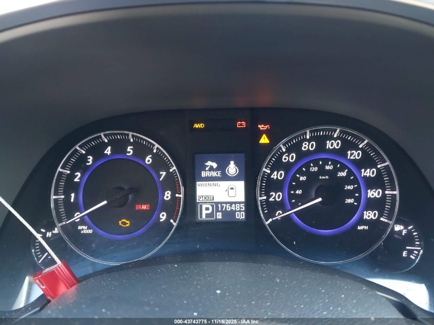 2012 Infiniti Fx35 VIN: JN8AS1MWXCM154073 Lot: 43743775