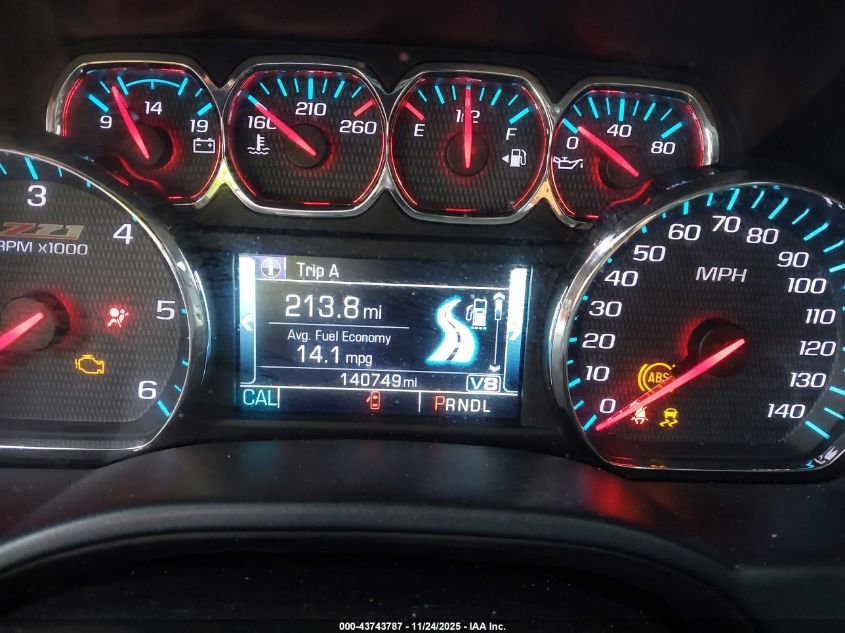 2017 Chevrolet Silverado 1500 2Lt VIN: 3GCUKREC3HG427862 Lot: 43743787