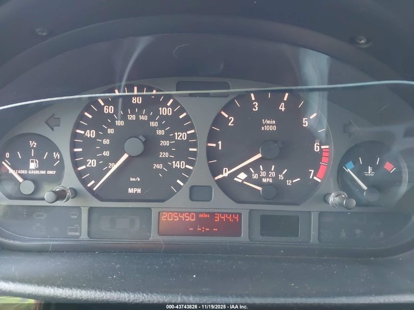 1999 BMW 323I VIN: WBAAM3333XFP53882 Lot: 43743826