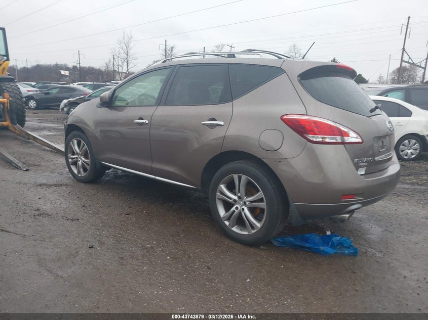 Vin: jn8az1mw2cw225525, lot: 44239252, nissan murano le 20123